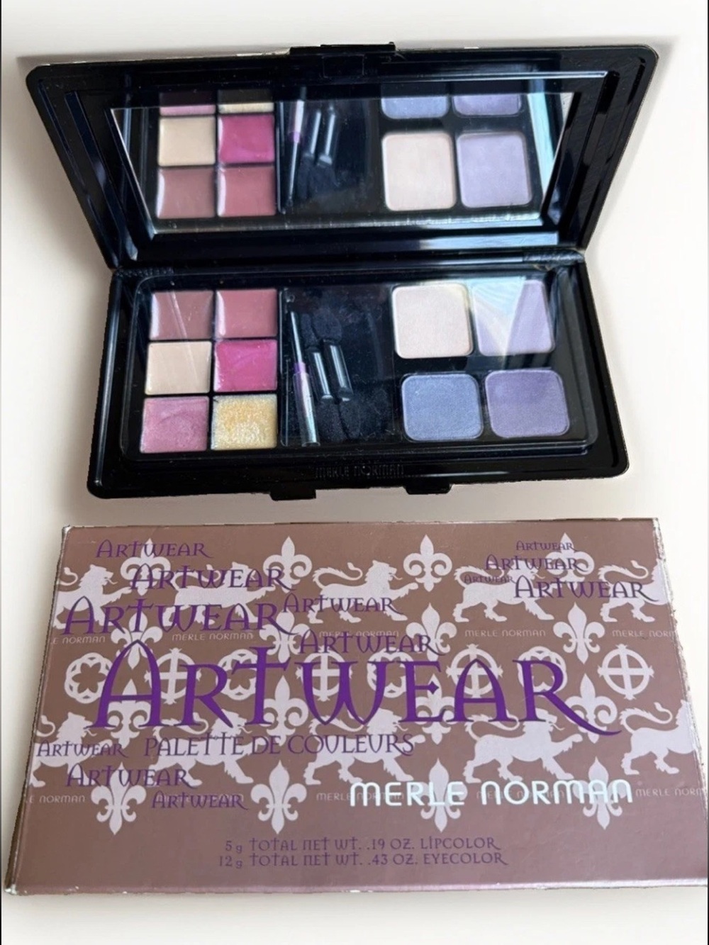 Merle Norman Couture Artwear Lip & Eye Color Palette Limited Edition Makeup